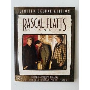 Rascal Flatts Changed Deluxe CD Exclusive Magazine, Guitar Picks (missing one)